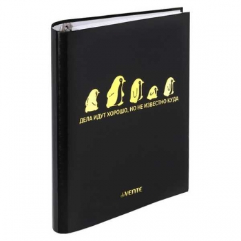 Тетрадь А5 120л на кольцах deVENTE Дела идут хорошо, сменный блок, обл. твердый переплет 7БЦ арт.2057507