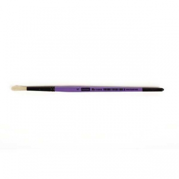 Кисти  Щетина кр.№ 6  Hatber в пласт. тубе арт.KSk_06020