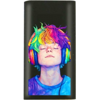 Ластик Л4 (46*25*9 мм), черный, с дизайном, в ассортименте арт.35С 2274-08