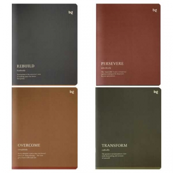 Тетрадь 96л в клетку BG Persevere, тиснение фольгой арт.Т5ск96_т 57664