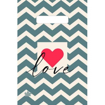 Мешок 30х20см ПВД 30мкм с вырубной неукрепленной ручкой, Влюбленность арт.н00293877