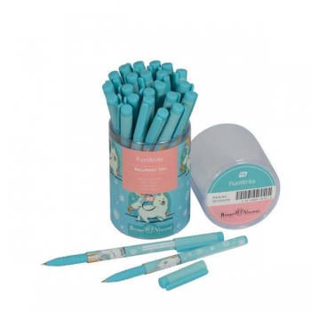 Ручка шариковая Bruno Visconti FunWrite. Городская прогулка. Лайка 0,5мм, синяя арт.20-0212/75