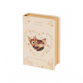 Ежедневник А7 70*108 мм, недатир. Bruno Visconti  Love me 416 стр,тверд.обл.,золотой срез арт.3-815/07