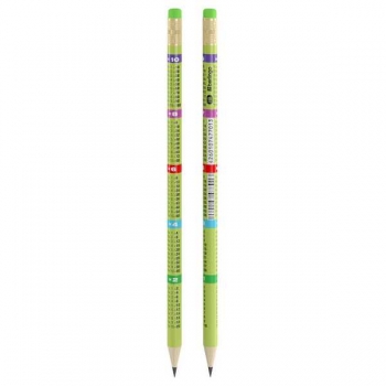 Карандаш Berlingo HB ч/гр. Таблица умножения, с ластиком, круглый арт.BP00910