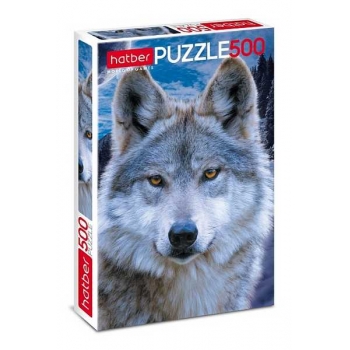Пазл 500 эл. Hatber Волк, 330х480мм арт.500ПЗ2_08264