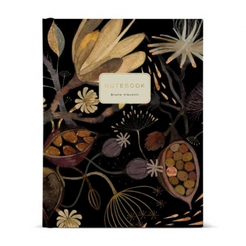 Тетрадь А5 80л на кольцах Bruno Visconti FLORA.НОЧНЫЕ ЦВЕТЫ, со сменным блоком арт.7-80-634/02