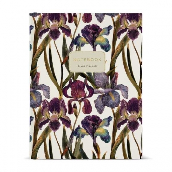 Тетрадь А5 80л на кольцах Bruno Visconti FLORA.ИРИСЫ, со сменным блоком арт.7-80-634/07