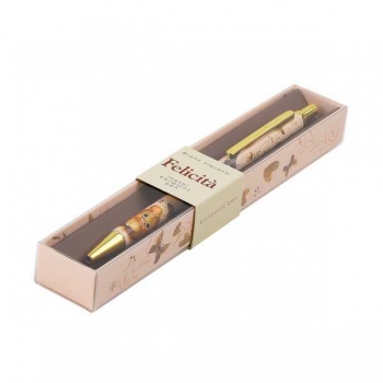 Ручка Bruno Visconti  Felicita.LOVE ME шарик.авт.в карт.футляре,0.7мм,синяя,метал.корп. арт.20-0263/29