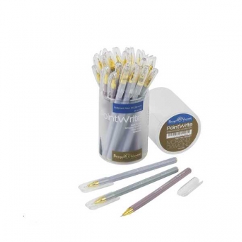 Ручка шариковая Bruno Visconti PointWrite.Morandi diamond, 0.38мм, синяя, корпус ассорти арт.20-0437