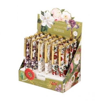 Ручка шариковая Bruno Visconti MIMI WRITE.FLORA.BLOOM FLOWERS, 0,5мм, длина ручки 110мм, синяя, ассорти арт.20-0481