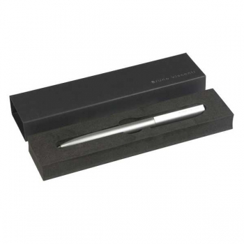 Ручка Bruno Visconti TORINO шарик.автомат.в подар.футляре,1.0мм,синяя,серебр. мет.корпус,черн.футляр арт.20-0382-06/09