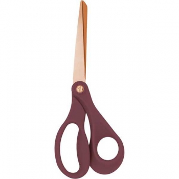 Ножницы deVENTE 17,5 см Esthetics кольца эргономич. формы из пластика, в карт. блист., бургунди арт.4091503