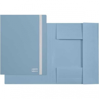 Папка А4 на резинке deVENTE sigNATURE (240х295х35 мм), фактура ткань, сумеречно синяя арт.3070502
