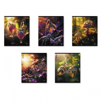 Тетрадь 96л в клетку ErichKrause Glassy, глянцевая ламинация арт.65239