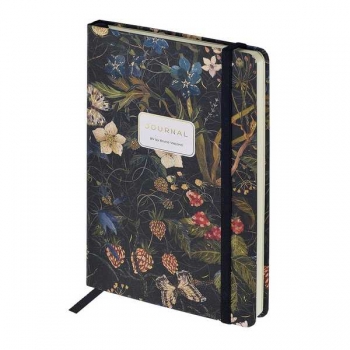 Записная книжка А5 100л на резинке Bruno Visconti MEGAPOLIS JOURNAL.FLORA.ЛЕСНЫЕ ЯГОДЫ в линейку арт.3-479/03