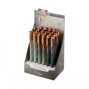 Ручка шариковая Bruno Visconti STONE, 0.38мм, синяя, корпус ассорти арт.20-0215/78