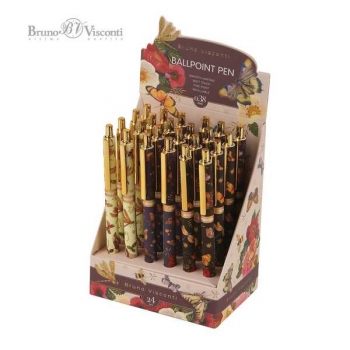 Ручка шариковая автоматическая Bruno Visconti ArtClick.Fauna.Бабочки 0.38 мм, корпус ассорти, синяя арт.20-0374/05