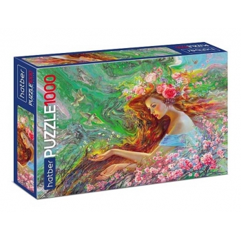 Пазл 1000 эл. Hatber Premium Девушка Весна, 480х680мм, 14+ арт.1000ПЗ2_31555