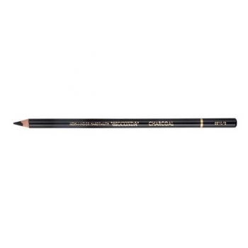 Уголь художественный KOH-I-NOOR GIOCONDA CHARCOAL, искусственный, черный, средней твердости,в карандаше арт.8810002001KS