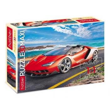 Пазл  30 эл. Hatber MAXI Sport Cars, 290х210мм арт.30ПЗ4_16129