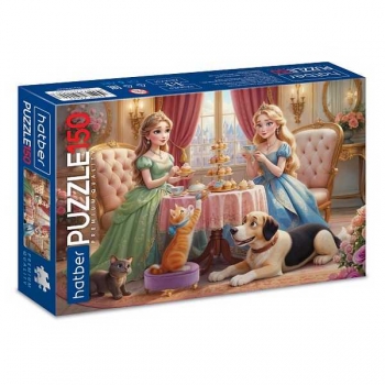 Пазл 150 эл. Hatber Premium Королевское чаепитие, 220х330мм арт.150ПЗ4_35959