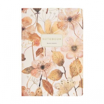 Тетрадь 40л в клетку Bruno Visconti FLORA.Pastel Blooms крепление-декор. нить арт.7-40-001/219
