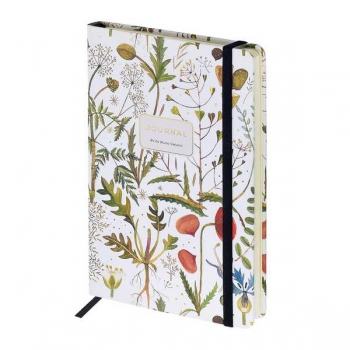 Записная книжка А5 100л на резинке Bruno Visconti MEGAPOLIS JOURNAL.FLORA.ЛУГОВЫЕ ТРАВЫ в линейку арт.3-479/06