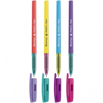 Ручка шариковая Berlingo MatePen Raze, 0,7мм, синяя, корпус ассорти арт.CBp_70950_12