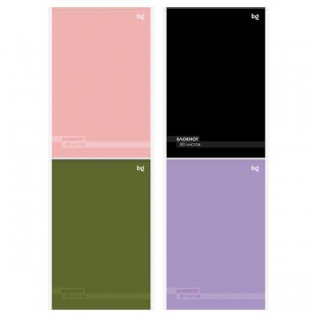 Блокнот А5 80л на скрепке BG Моноколор в клетку арт.Б5ск80 09435