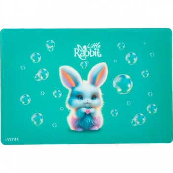 Коврик на стол А3  430*290 мм deVENTE Little Rabbit, 600 мкм, с цв. рис. арт.8061602