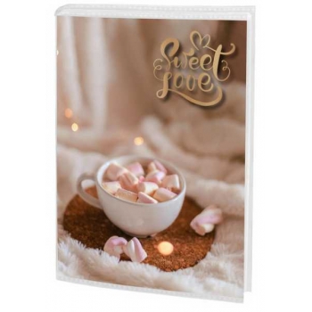 Фотоальбом 12х16см,  36 фото 10х15см, BRAUBERG Sweet love,ПП карман,мягкая обл.,термосварка  арт.391434