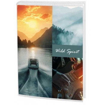 Фотоальбом 12х16см,  36 фото 10х15см, BRAUBERG Wild Spirit,ПП карман,мягкая обл.,термосварка  арт.391435