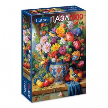 Пазл 1000 эл. Hatber Premium Цветочный фейерверк, 480х680мм, 14+ арт.1000ПЗ2_36903