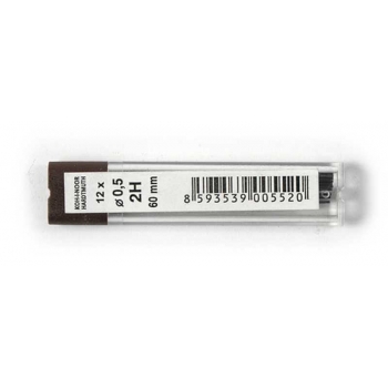 Стержни для автоматич. каранд. 0,5 мм KOH-I-NOOR, 2H, 12шт./набор арт.4152/2H