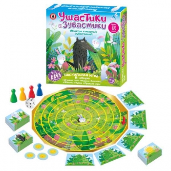 Игра настольная    Русский стиль Ушастики и Зубастики , картонная коробка, 4+  арт.02035