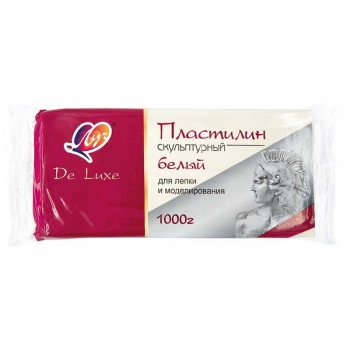 Пластилин скульптурный БЕЛЫЙ, 1000г арт.34С 2245-08