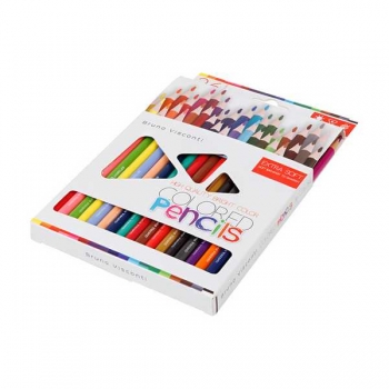 Карандаши Bruno Visconti   36цв BRIGHT COLORS  пластиковые, трехгранные,  в картонной уп. арт.30-0149