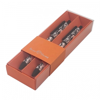 НАБОР ИЗ 2-Х РУЧЕК ArtClick. Граффити ШАРИКОВАЯ 0.5 ММ, СИНЯЯ (оранжевый футляр) арт.20-0281/0202